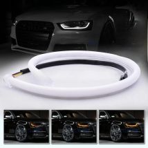 LED Strip Lights For Headlight DRL Dynamic Flowing Turn Signal Light Flexible Strip Stylish Universal Tuning Car Accessories DIY
