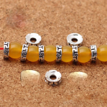 20-50pcs/lot Vintage Mix 6 8 mm Spacer Beads Caps Handmade Beads Spacer Accessories DIY Beads For Jewelry Making Tassel Caps