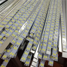 10Pcs LED Bar Light MAX35W 50Cm 84leds 12V 24V 5730 Double Chip 72Leds 4000K Hard Strip For Show Case