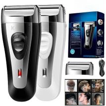 KM-9038 Powerful Rechargeable Shaver For Men Foil Electric Shaver Beard Head Shaving Electric Razor Facial USB with extra mesh