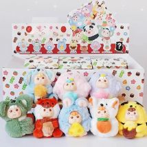 FriendSheep Roaring Zoo Series Plush Vinyl Blind Box Sheep Mystery Box Mini Doll Model Toy Bag Pendant Trendy Play Collection