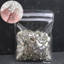 200/50PCS Crystal White Nail Art Accessories Rhinestones Mini Diamond Stone Flat Bottom Luxury Flatback Gems for 3D Decoration