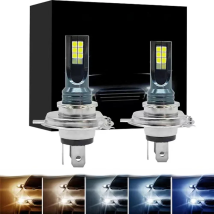 2Pcs Super Bright H4 H7 Led Bulb Car Headlight Motorcycle H1 H3 H8 H9 H11 Auto Fog Lamps 9005 9006 HB3 HB4 Light 12v 24V 80W