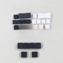 2sets Rubber Feet Full Set Dust Plug Cover Screw Plastic Plug Feet Cover For PS3 Slim 2000 3000 4000 Console