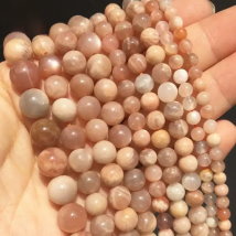 Natural Sun Stone Beads Round Loose Spacer Beads For Jewelry Making DIY Bracelets Necklace 15inches Strands 4mm/6mm/8mm/10mm