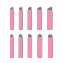 Nano Microblading Needles 0.15MM Tattoo Eyebrow Blades Microblade Embroidery Agulha Nanoneedles For 3D Hair Strokes 50PCS