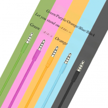 JianHan 4 Poles Aux Cable Audio Jack 3.5 mm for Car Headphone Beats Aux Speaker high quality