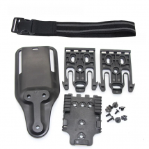 Hunting Quick Locking System Kit Drop Thigh Strap Band with QLS 19 22 Gun Holster for GL 17/USP/Beretta M9 Belt Platfrom