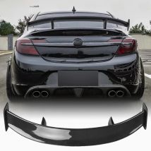 For Buick Regal Opel Year Vauxhall 2009 - 2016 Modified True Carbon Fiber True Wing Spoiler Trunk Trim GT Style Rear Spoiler