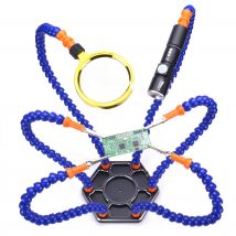 Third Hand Soldering PCB Holder Tool Helping Hands Crafts Hobby Welding Station for for RC Electronic Boards Repair