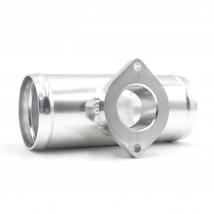 CNSPEED Brand New Diameter 63mm 2.5" Turbo Aluminum Flange Pipe For GD-RS FV RZ BOV Blow Off Valve Adapter  Length=150mm Silver