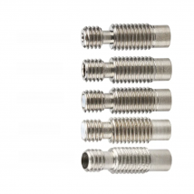 3D Printer E3D V6 Heat Break Hotend Throat For 1.75/3.0/4.1mm All-Metal / with PTFE, Stainless Steel Remote Feeding Tube Pipes