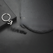 Sipuris Personalized Custom Name Letter Keyring Unique Stainless Steel Key Chain For Women Man Customization Keychain Gifts New