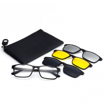 Bifocal Reading Glasses With Magnetic Clip-on Sunglasses Polarized 1.0 1.5 2.0 Classic Style Spectacles Frames Readers Eyeglass