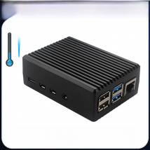 Raspberry Pi 4 Aluminum Alloy Case Metal Protective Enclosure Passive Cooling Shell Heat Dissipation for Raspberry Pi 4 Model B