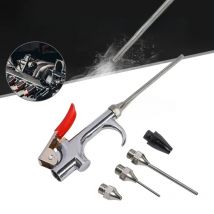 5Pcs/set Air Dust Compressor Nozzle Blow Gun Duster Air Inlet Kit Pneumatic Parts Air Compressor Blower Inflatable Cleaning Tool