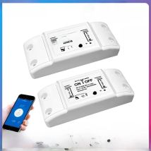 Tuya WiFi Smart Light Switch Universal Breaker Timer Smart Life APP Wireless Remote Control Modules Work Via Alexa Google Home