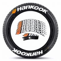 3D Wheel Tire Letters Suitable for HANKOOK Stickers PVC Cool Car Styling Tyre Decals Decor Universal Waterproof and Firm Sticker