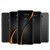 Car Carbon fibre For LG K22 K71 K61 K51S K41S K30 K20 K50S K40S Q60 V60 V50 V40 V35 V30 G8 ThinQ Black Phone Case