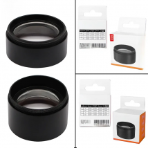 WD165 0.5X 0.7X 2.0X Auxiliary Objectives Glass Lens Barlow Lens For Zoom Stereo Microscopio Camera Microscope Parts Accessoires