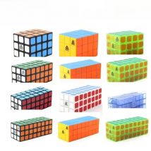 WitEden Cuboid 3x3x4 3x3x5 3x3x6 3x3x7 3x3x8 Magic Cube Puzzles Speed Brain Teasers Challenging Educational Toys For Children