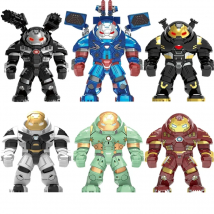 2024 Superhero Iron Hulkbuster Building Blocks Mini Action Figures Marvel Avengers Iron Man War