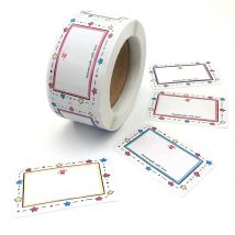 250Pcs Rectangle Canning Labels for Food Containers Jars Kitchen Restaurant Storage Organization,Can write,1" x 1.8"