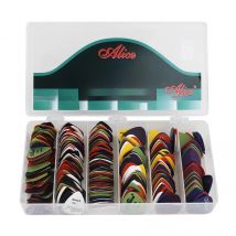 600pcs Alice AP-600Q Acoustic Electric Guitar Picks Matte ABS Antiskid Plectrum Picks Assorted Color and Thickness Wholesale