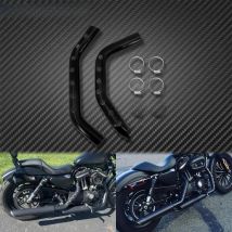 Motorcycle Front & Rear Exhaust Muffler Pipe Heat Shield Guard Protective Cover Black For Harley Sportster XL 1200 883 2004-2021
