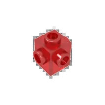 MOC PARTS Bricks GDS-650 BRICK 1X1 W. 4 KNOBS compatible with lego 4733 children's toys Assembles Building Blocks Technical