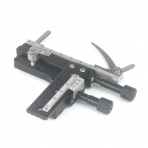 Microscope Attachable Mechanical Stage X-Y Moveable Stage Caliper with Scale for Microscope Calipers