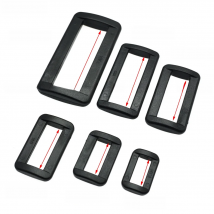 10pcs Loops Looploc Side Release Buckles Plastic Rectangle Rings Backpack Strap Bag Parts Accessories Size 15mm-50mm