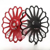 VXM MTB Road Bike Ceramic Pulley Alloy Rear Derailleur 8T/10T/11T/12/13T/14T/15T/16T/17T Guide Bike Ceramic Bearing Jockey Wheel