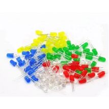 100PCS 3MM 5MM DIP LED Red Yellow Green Blue Warm White High Bright F3 F5 Quality Bead Light Emitting Diode