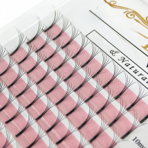 GLAMLASH 12 Lines Premade Long Stem Volume Eyelash Extensions wide fans 2d3d4d5d6d Lashes Faux Mink