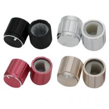10x10mm D Shaft  Aluminum Mini Amplifier Knob Cap Rotary Encoder Potentiometer Volume Switch Control Volume Button Knob Handle