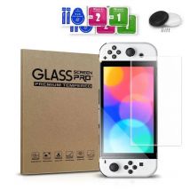 DATA FROG 2PCS Displayschutzfolie aus gehärtetem Glas, kompatibler Switch OLED 9H HD Klarglasfolie für Switch OLED