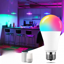 15W WiFi Smart Light Bulb B22 E27 LED RGB Lamp Work with Alexa/Google Home 85-265V RGB+White Dimmable Timer Function color Bulb