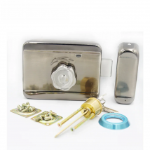 DC12V Metal Electric lock gate lock Access Control system Electronic integrated Door Rim lock suitable for iron door wooden door