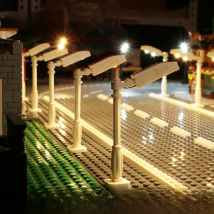 10PCS 0.8mm Pin RGB LED Building Blocks USB Lamp DIY Street Light City Electric Decorate 1X1 Brick Compatible All Brands