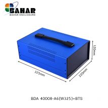 BDA 40008-W325 Bahar Iron Case Desk Top Wire Junction Box Instrument Shell DIY Eisen Projekt Netzteil Gehäuse