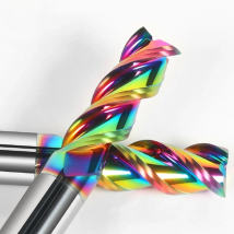 3 Flutes Aluminum Cutter Carbide Milling Cutter Tungsten End Mill DLC Coating Cutting Tool CNC