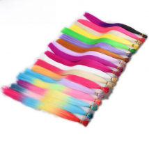 Desire for hair 50strands 22inch long 1g heat resistant synthetic I tip micro ring hair extensions  purple color for Party