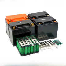 Turmera 12V 30Ah to 35Ah Motorcycle Battery Storage Box 3X10 18650 Holder 3S 40A BMS with Solder Nickel Use in Replace Lead-Acid