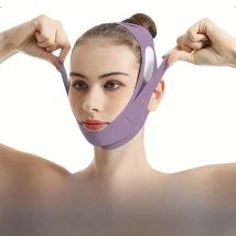 Overnight Face Lift Band with Graphene Fiber - Double Chin Reducer & Jawline Definer, Washable Reusable Beauty Strap 5 Sizes