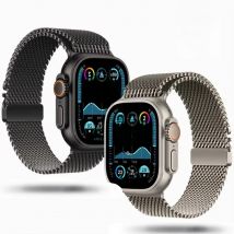 Milanese Loop Strap for Apple Watch Ultra 2 band 49mm 45mm 46mm 44mm 42mm 41mm 40mm 38mm Bracelet iWatch series 10 9 8 7 6 5 SE