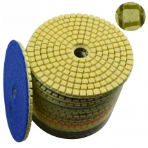 80mm 100mm Diamond Polishing Pad 3" 4" Wet Buff Disc Abrasive for Sanding Marble Granite Concrete Grinding Countertop Stone