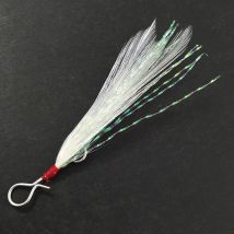 10pcs/lot 49mm Blade Lure Pendant Bloodstreams Feather Fishing Lure Fishing Equipment Fishing Tackle Accessories Spoon Bait