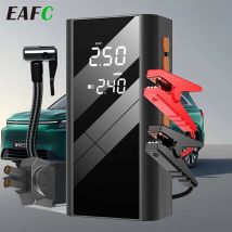 EAFC 1200A Car Jump Starter Power Bank Portable 150PSI Air Pump Car Battery Emergency Boosters Starting Device Car Starter