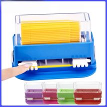 Dental Micro Applicator Dispenser Container Case Disposable Cotton Tip Brush Stick Storage Box Dentistry Micro Applicator Box